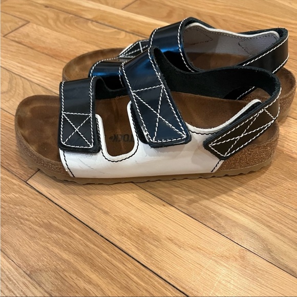 PROENZA SCHOULER X BIRKENSTOCK Milano 2-tone Topstiched leather Slingback - 40 - Picture 3 of 8